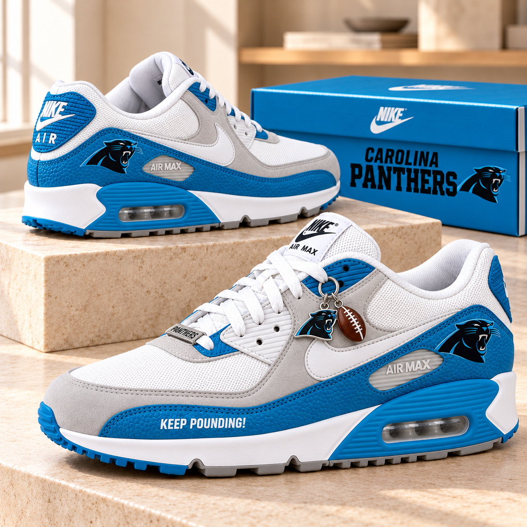Carolina Panthers Premium Low-Top Sneakers
