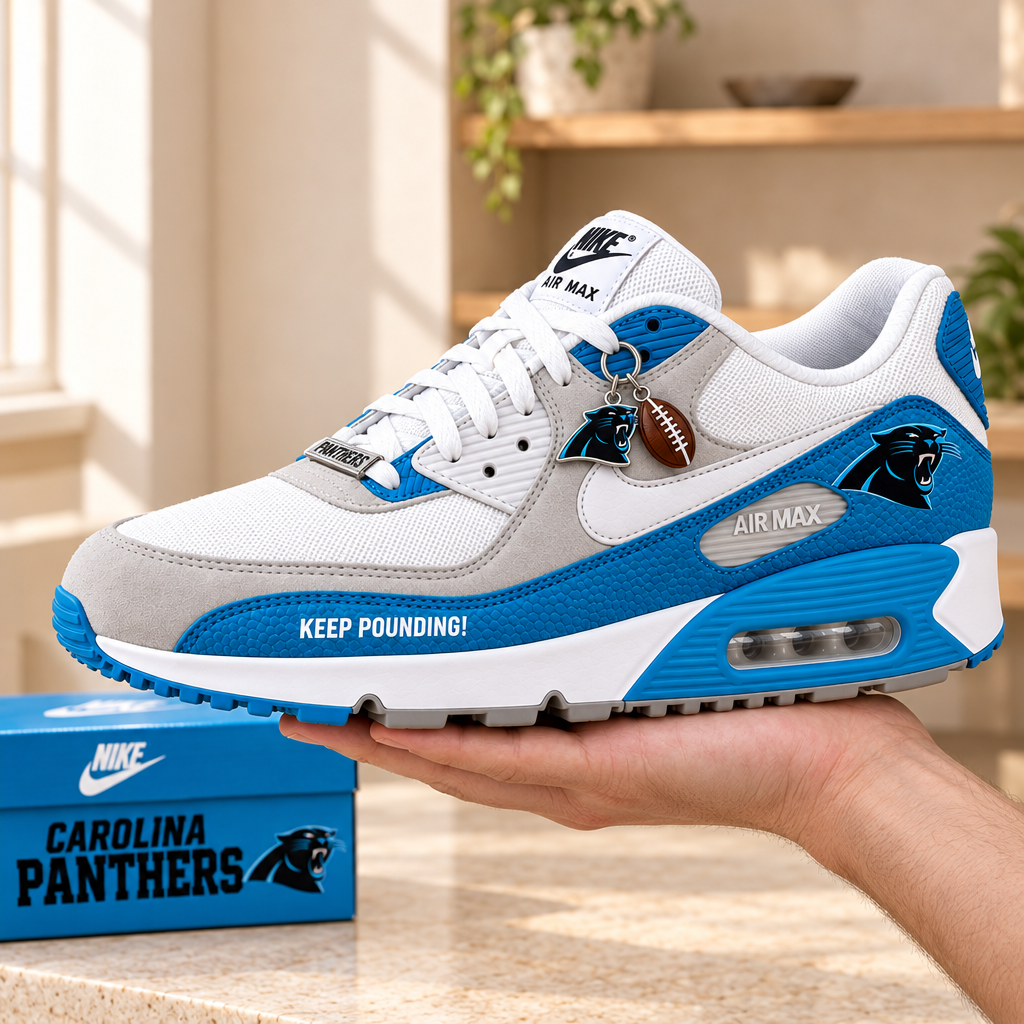 Carolina Panthers Premium Low-Top Sneakers