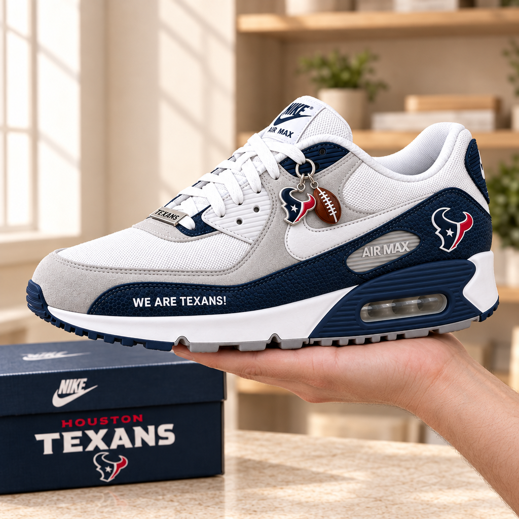 Houston Texans Premium Low-Top Sneakers