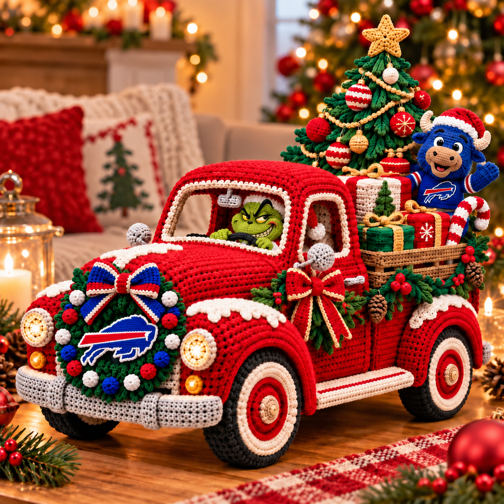 BFBL Cozy Christmas Holiday Truck Decor PNPA