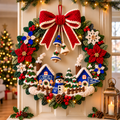 BYU Christmas Village Crochet-Style Wreath PNPA