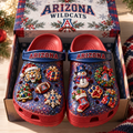 AWC Premium Christmas Glitter Charm Clogs NTTB
