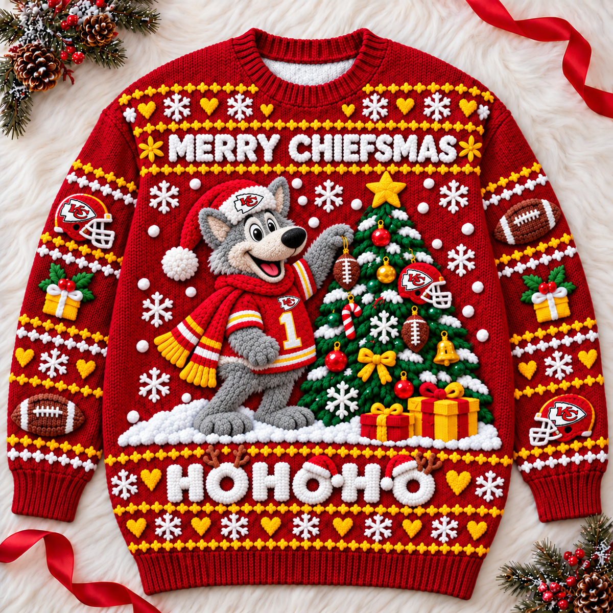 KCC Premium 3D Christmas Sweater TMH