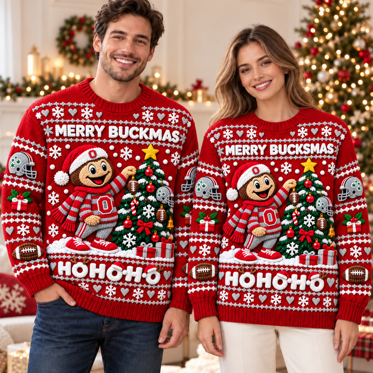 OSB Premium 3D Christmas Sweater TMH
