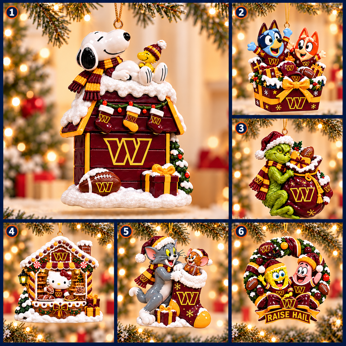 WCD Premium Christmas Tree Ornament TMH