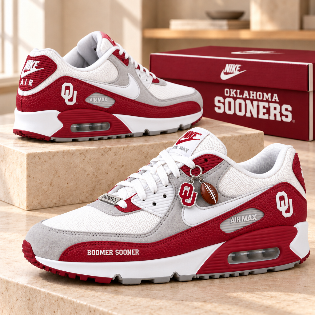 Oklahoma Sooners Premium Low-Top Sneakers
