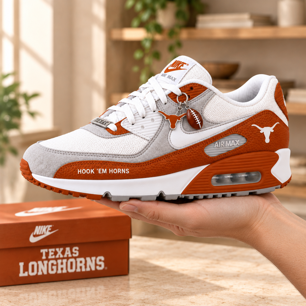 Texas Longhorns Premium Low-Top Sneakers